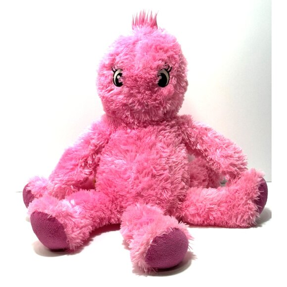 Build A Bear 'Octo Fun' Octopus Pink Fuzzy Plush 18" Stuffed Animal Toy Retired - Picture 1 of 7